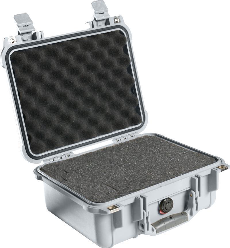 1400 Small Case With Foam - Silver 2