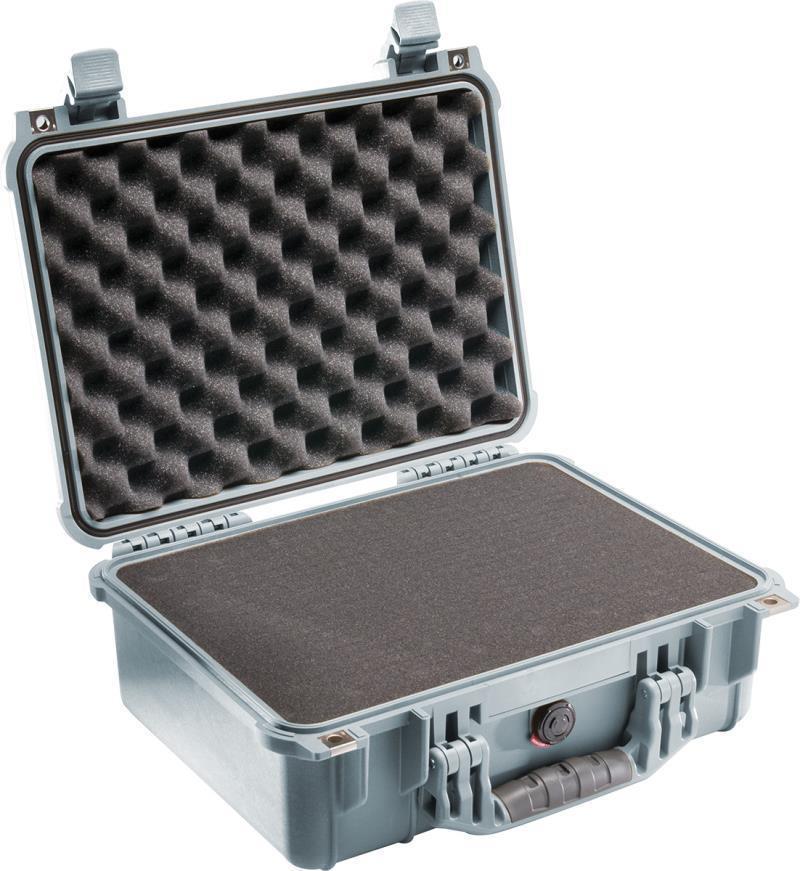 1450 Medium Case With Foam - Silver 1