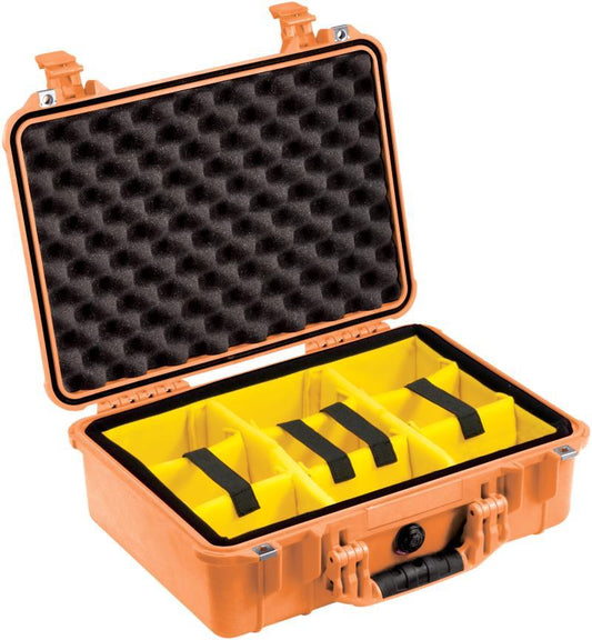 1500 Case With Padded Dividers - orange 1