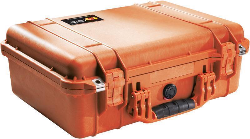 1500 Medium Case With Foam - Orange 1