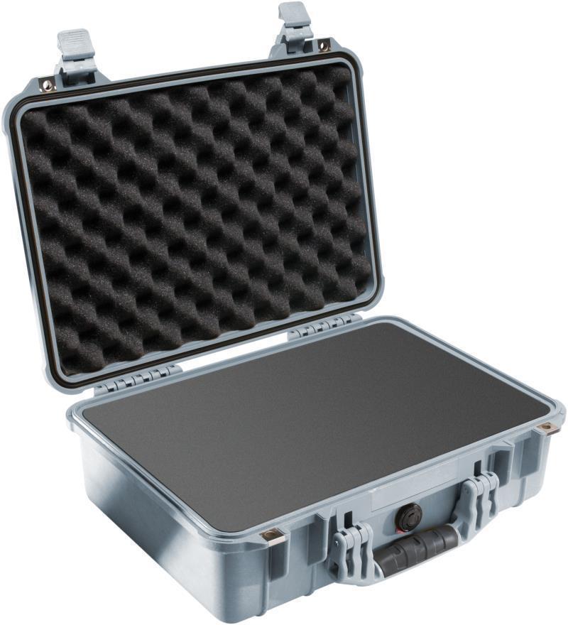 1500 Medium Case With Foam - Silver 2