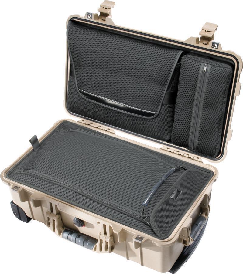 1510LOC Laptop Overnight Case with Luggage Insert - desert tan 1