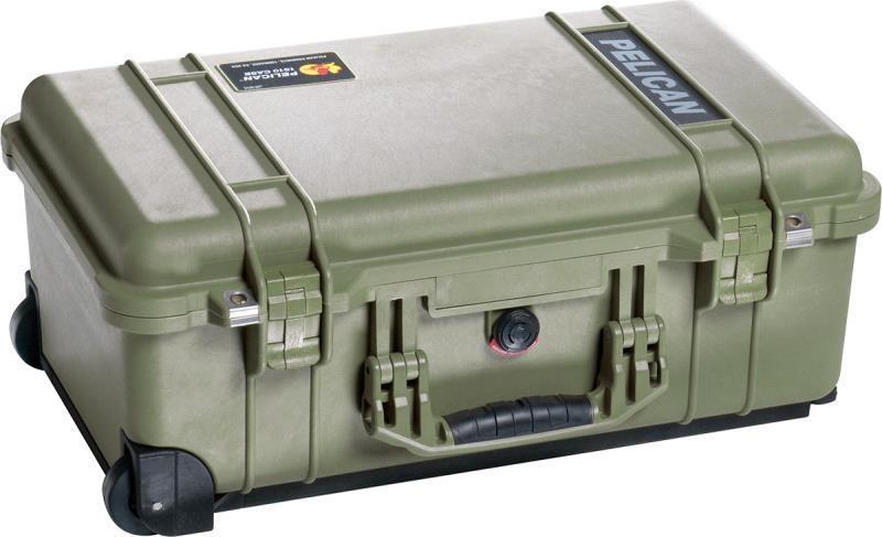 1510LOC Laptop Overnight Case with Luggage Insert - od green 1