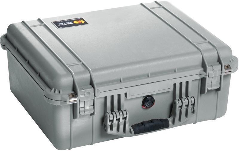 1550 Medium Case With Foam - silver 1