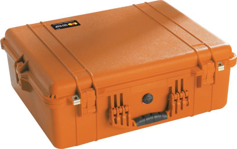 1600 Large Case No Foam - Orange 1