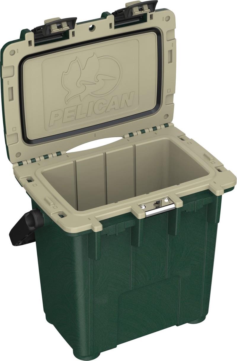 Elite Cooler 20QT - hunter green / tan 1