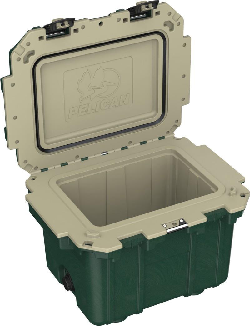 Elite Cooler 30QT - hunter green / tan 1