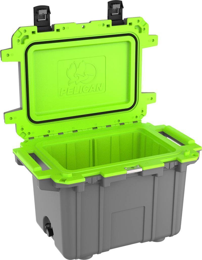 Elite Cooler 50QT - Dark Grey / Green 3