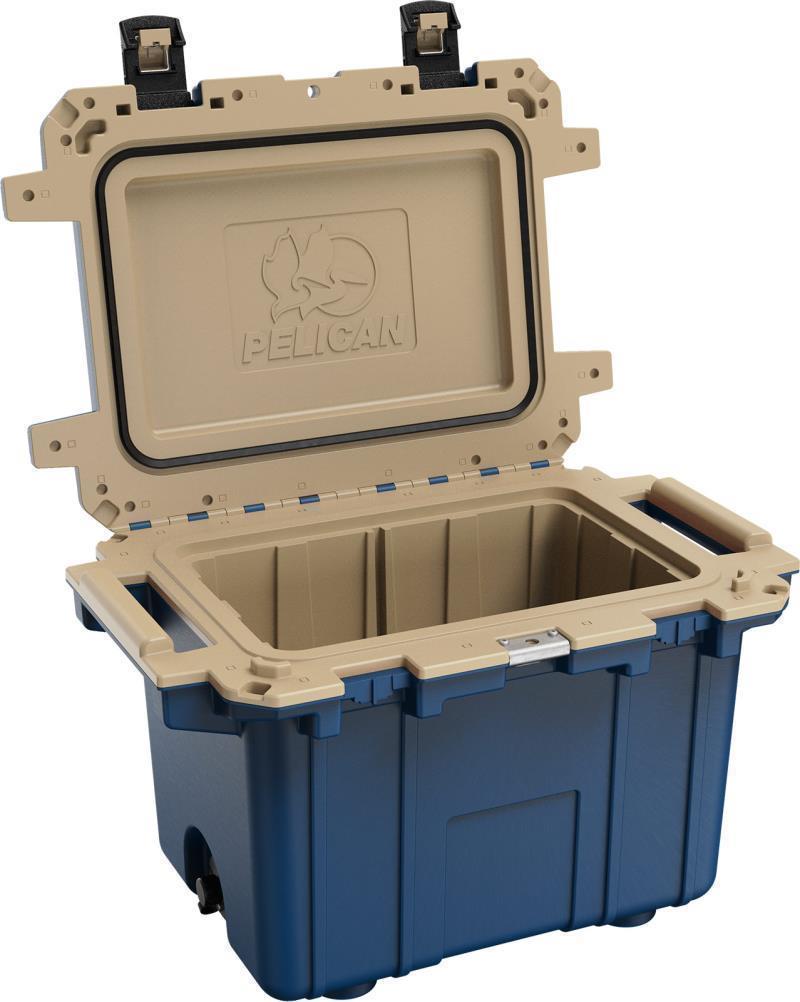 Elite Cooler 50QT - Pacific Blue / Coyote 2