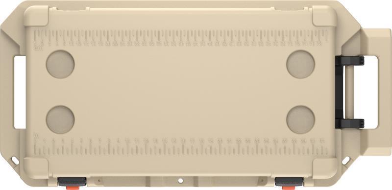 Elite Wheeled Cooler 80QT - tan 1
