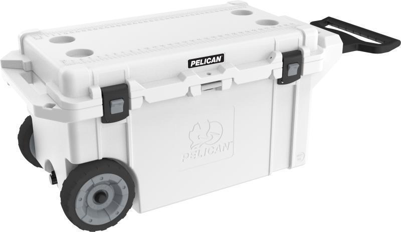Elite Wheeled Cooler 80QT - white 1