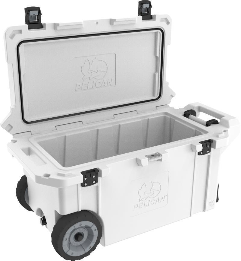Elite Wheeled Cooler 80QT - white 1