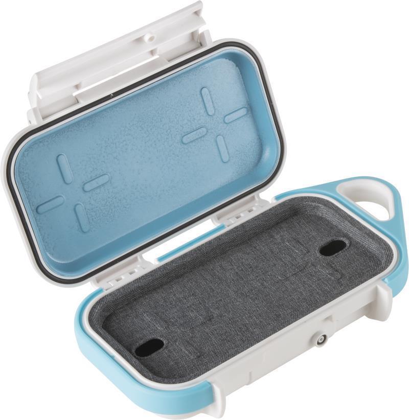Go Case G40 - White / Aqua 2