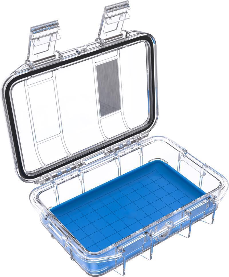M40 Micro Case - Blue / Clear 4