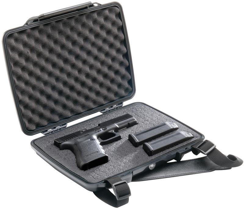 P1075 Pistol Case With Foam - black 1