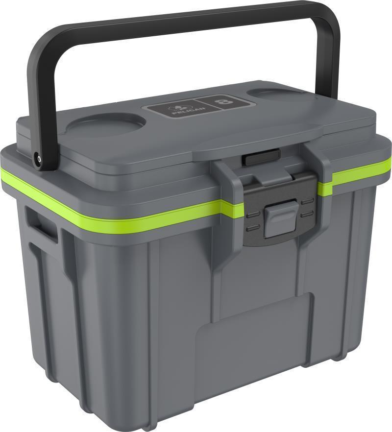 Personal Cooler 8QT - Dark Grey / Green 1