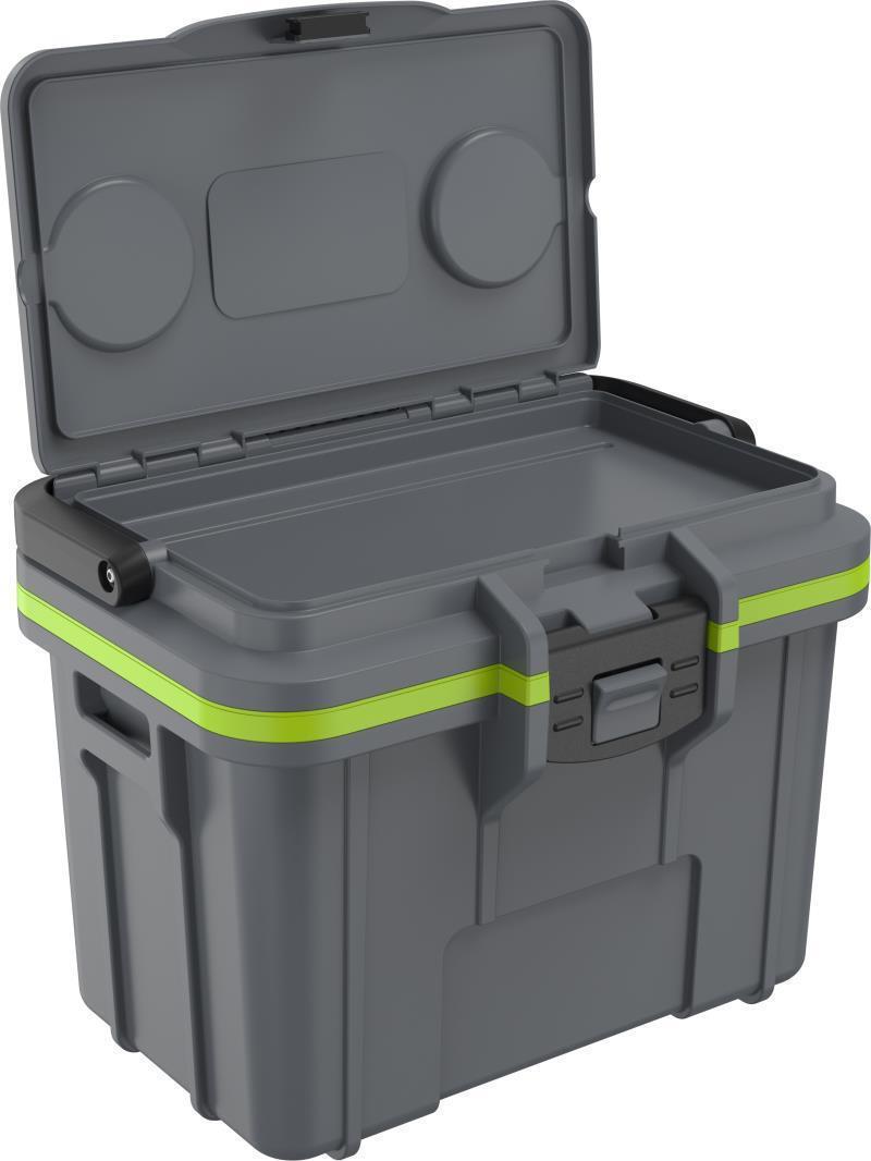 Personal Cooler 8QT - Dark Grey / Green 8