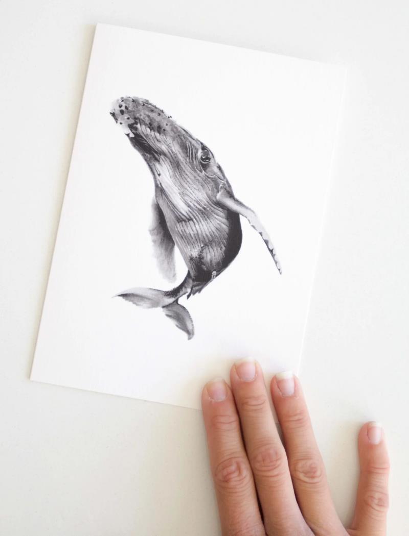 Greeting Card - Humpback 1