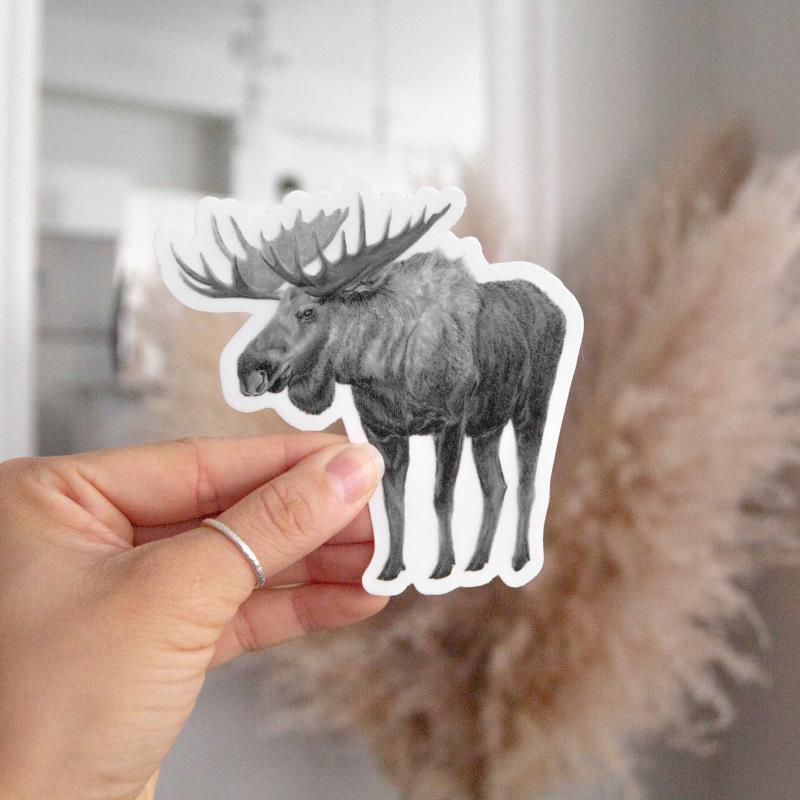 Moose Sticker - not applicable 1