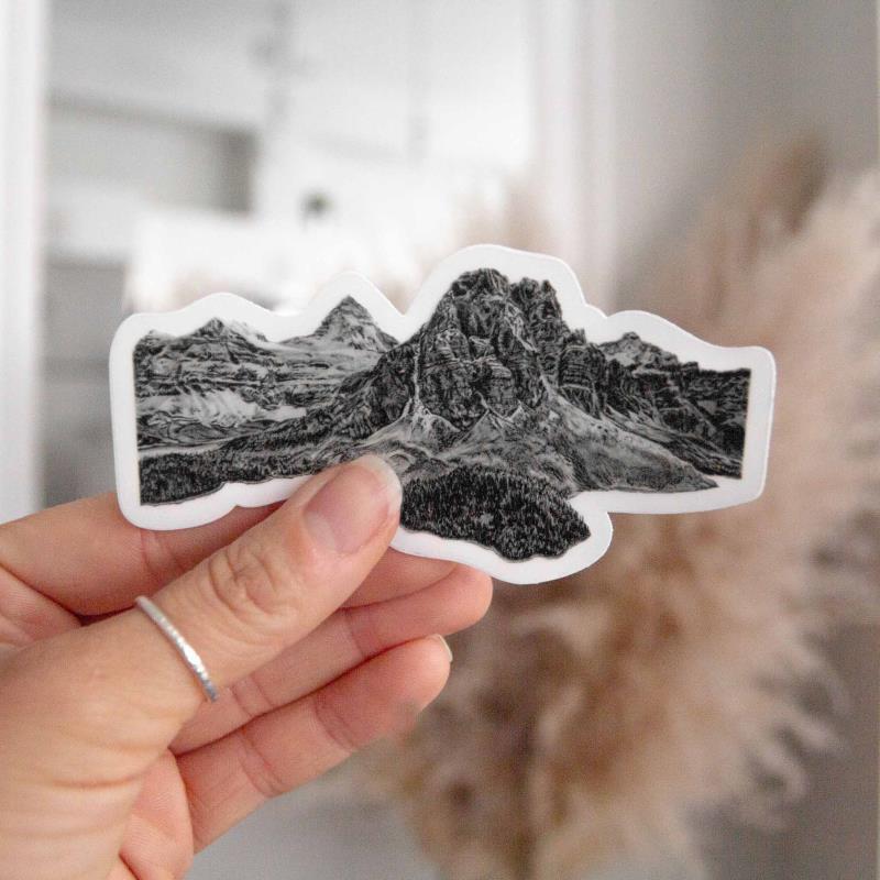 Mount Assiniboine Sticker - not applicable 1