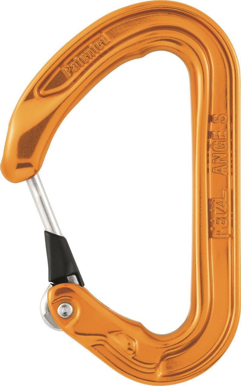 Ange S Lightweight Carabiner Wire Gate - Orange 1
