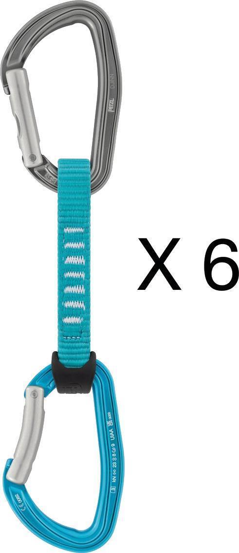 Djinn Axess Quickdraw 11cm - 6 Pack - Turquoise 1