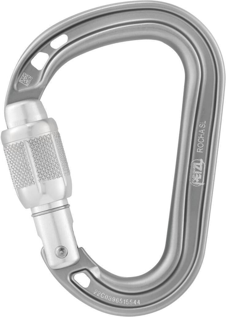 Rocha Ultra-Lightweight Carabiner - Screw-Lock - Gray 1