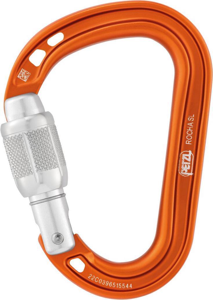 Rocha Ultra-Lightweight Carabiner - Screw-Lock - Orange 1