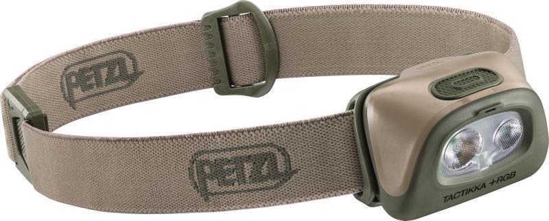 Tactikka+ RGB Headlamp, 350 Lumens, Red-Green-Blue Lighting - Desert 1