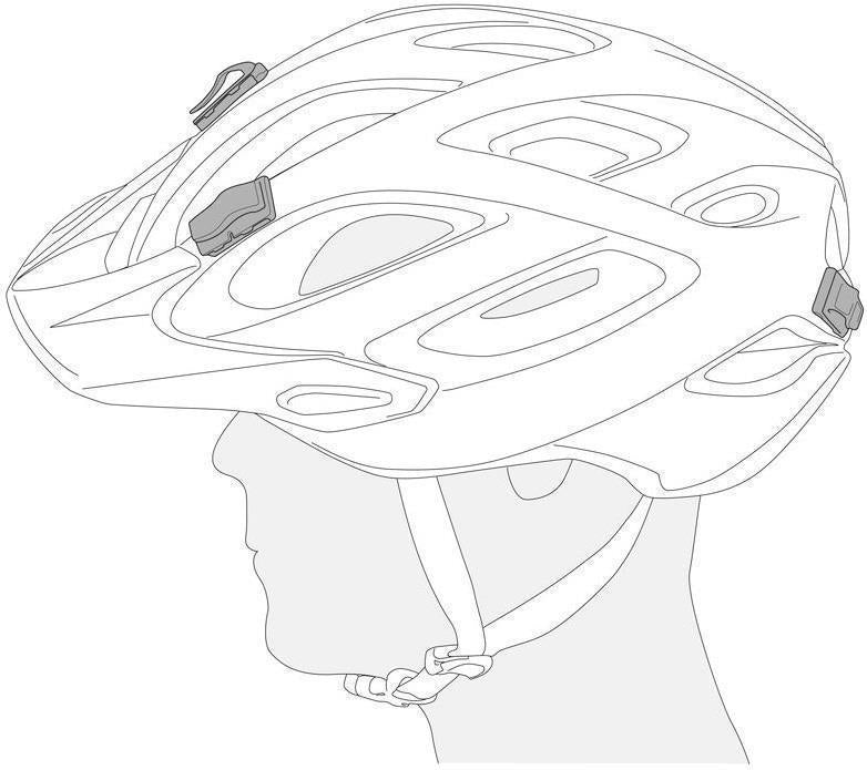 Uni Adapt Adhesive Clip For Helmets - Not Applicable 2