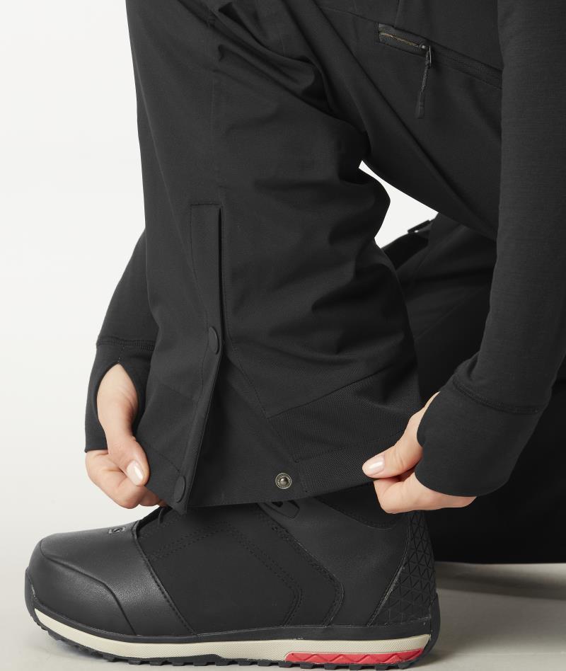 Aeron 3L Bib Pants - Womens - Black 6