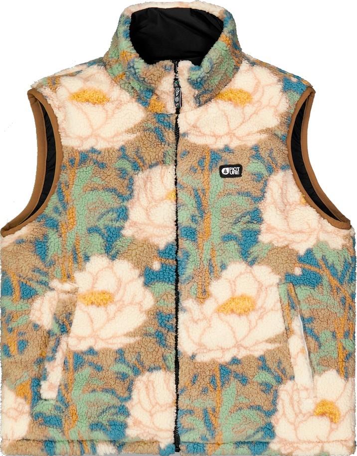 Hylla Rev Vest - Womens - black timeless flower 1