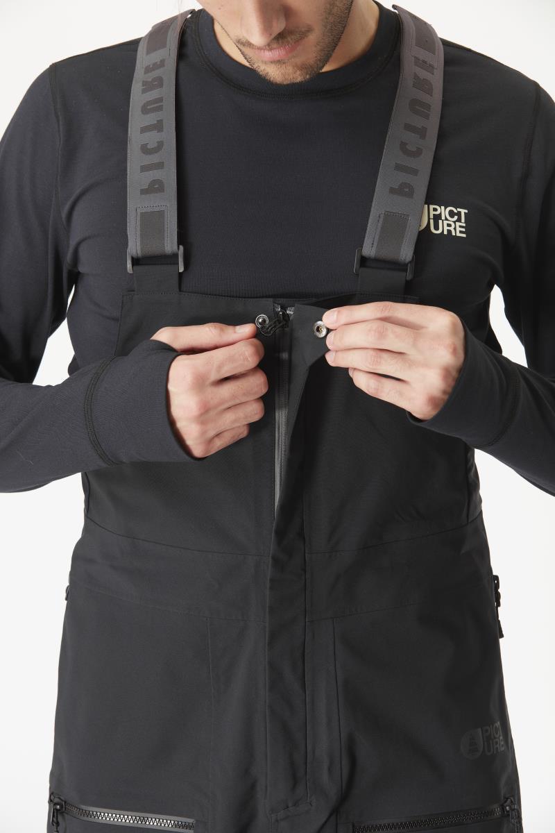 Lassen 3L Xpore Bib Pants - Mens - Black 4