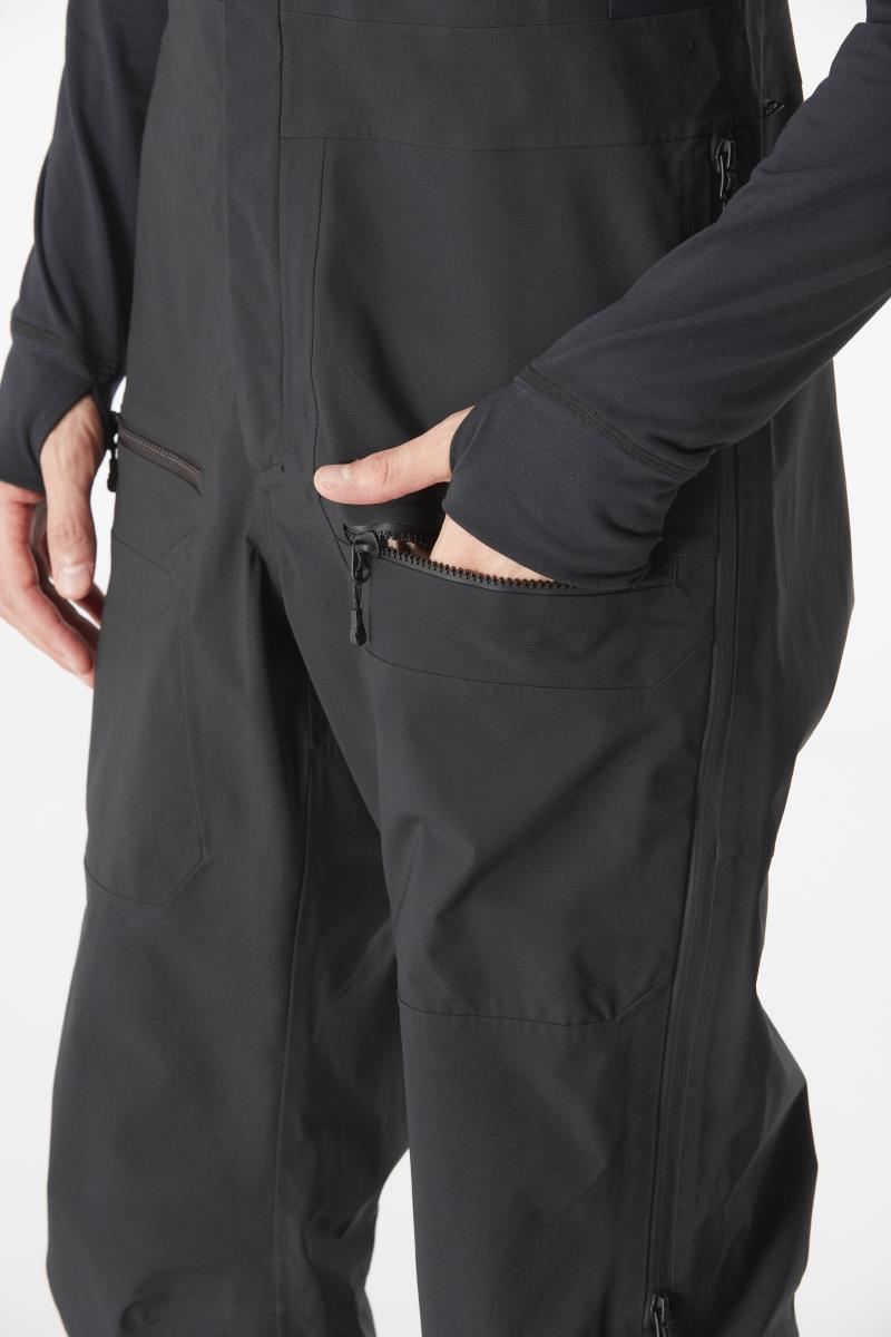 Lassen 3L Xpore Bib Pants - Mens - Black 5