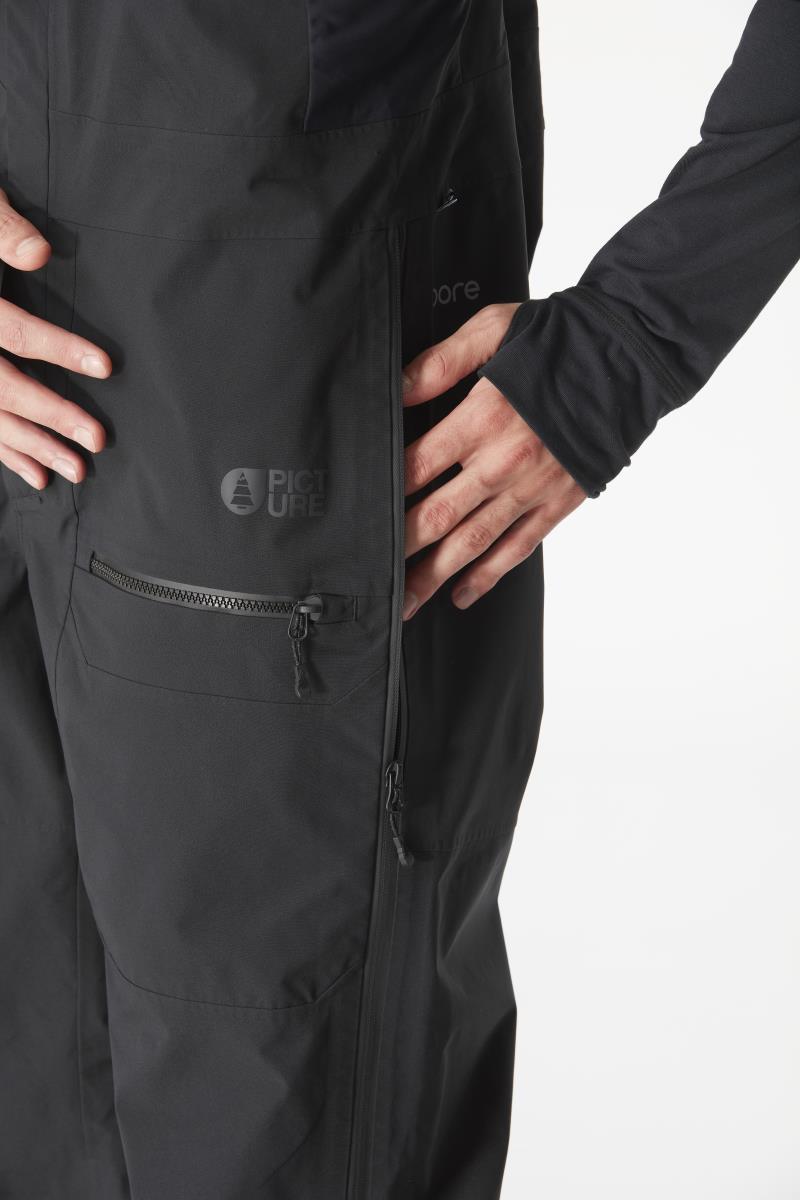 Lassen 3L Xpore Bib Pants - Mens - Black 6