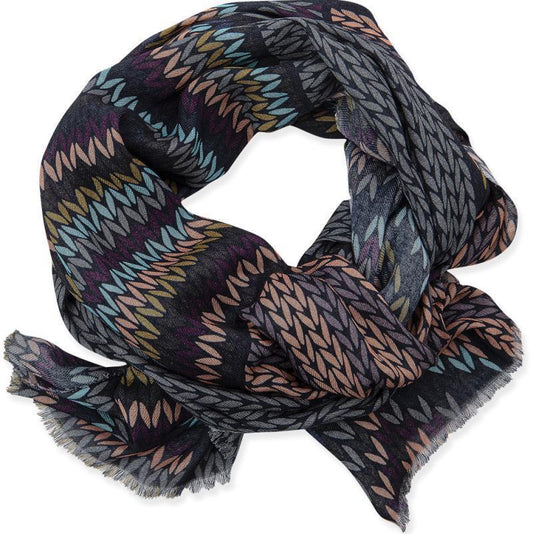 Adison Scarf - Womens - grey 1