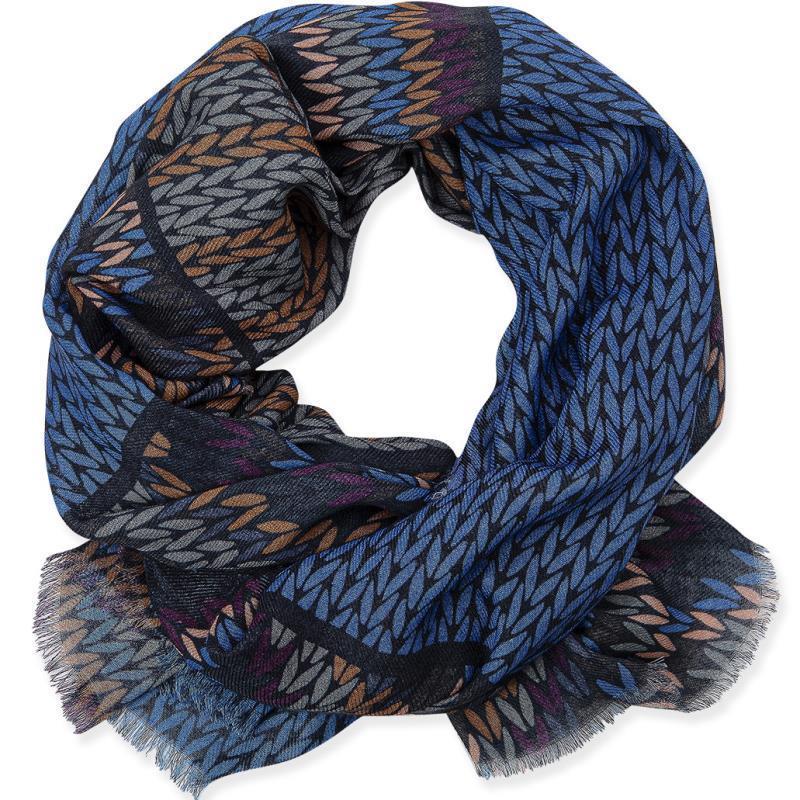 Adison Scarf - Womens - sapphire 1