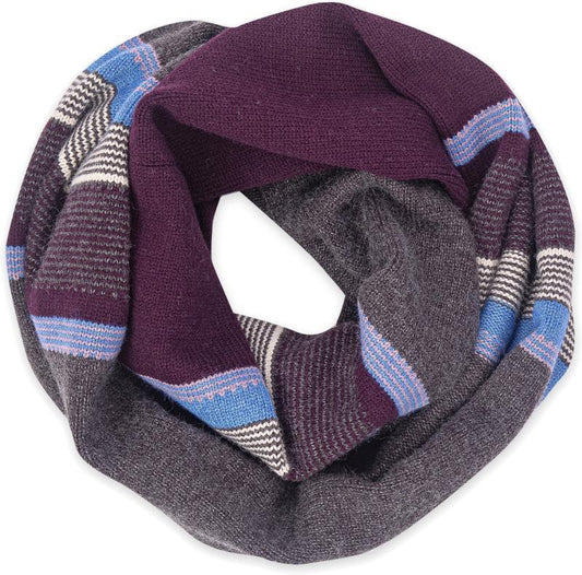 Alder Infinity Scarf - Womens - charcoal 1
