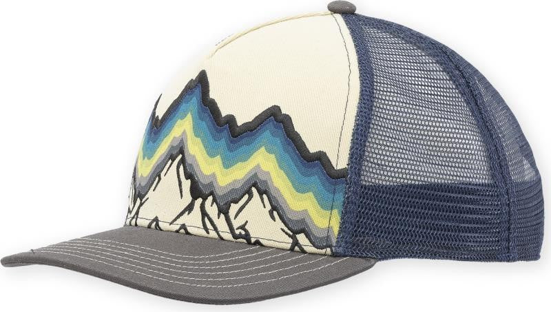 Alpine Trucker Hat - Mens - blue 1
