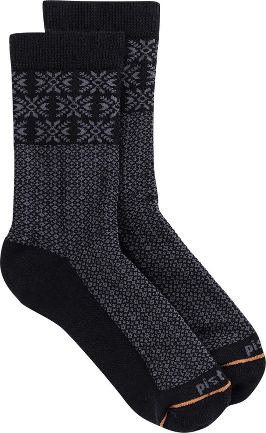 Astrid Crew Socks - Womens - Black 1