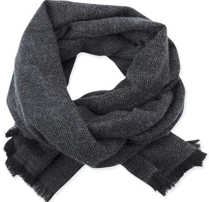 Ben Scarf - Mens - charcoal 1