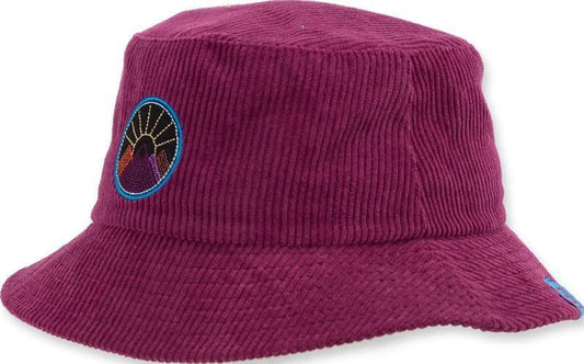 Bondi Bucket Hat - Womens - Burgundy 1
