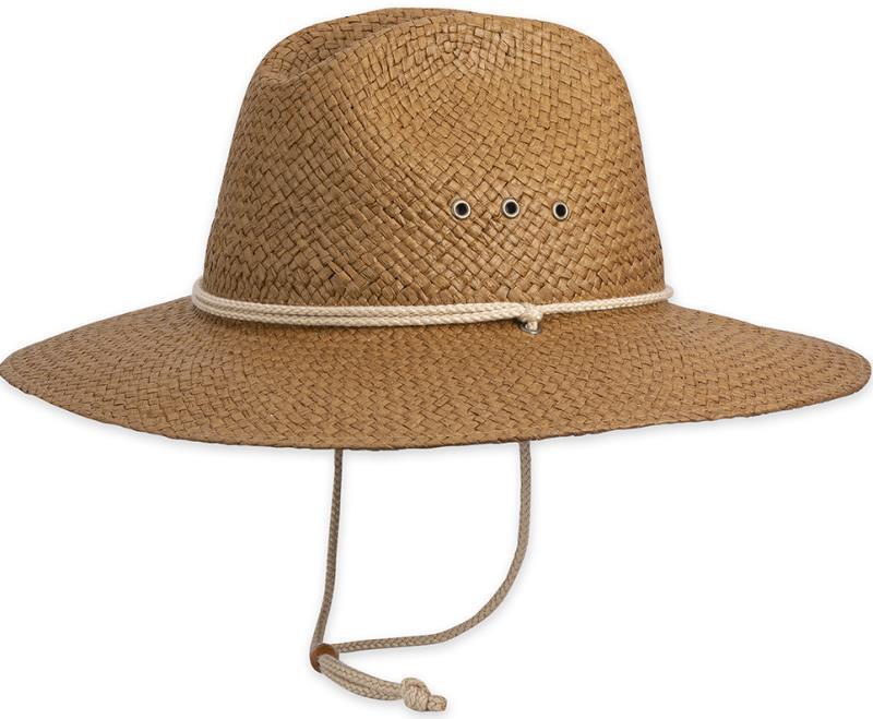 Carve Straw Sun Hat - Mens - Tobacco 1