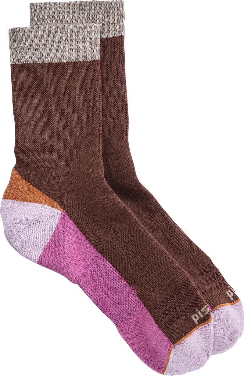 Chloe Crew Socks - Womens - burgundy 1