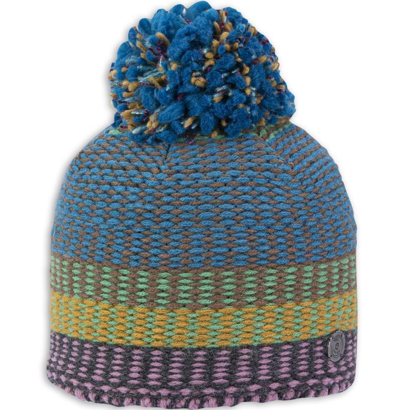 Circus Beanie - Womens - blue 1