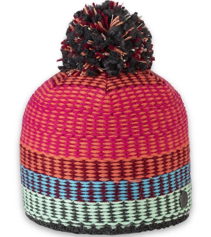 Circus Beanie - Womens - fuchsia 1