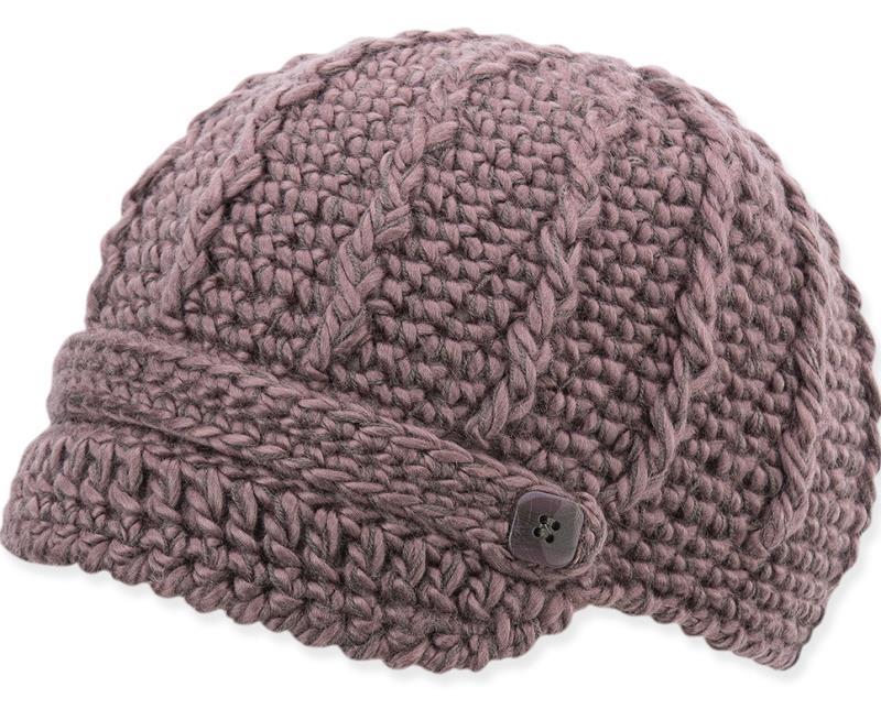 Clara Knit Brim - Womens - Mauve 1