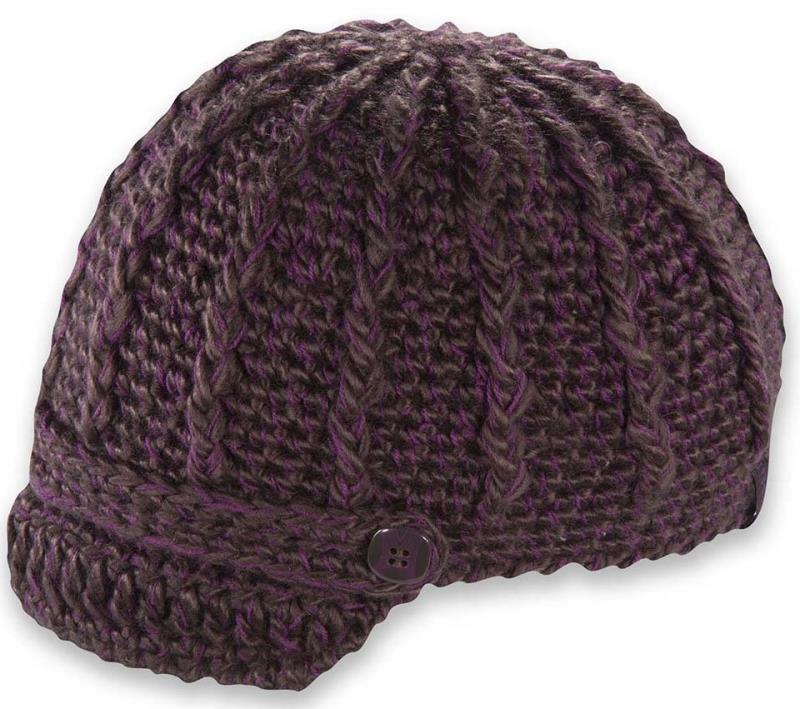 Clara Knit Brim - Womens - Plum 1