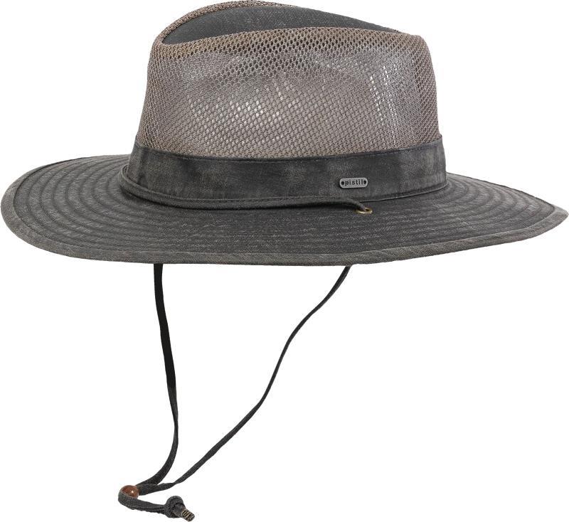 Colton Straw Sun Hat - Mens - Grey 1