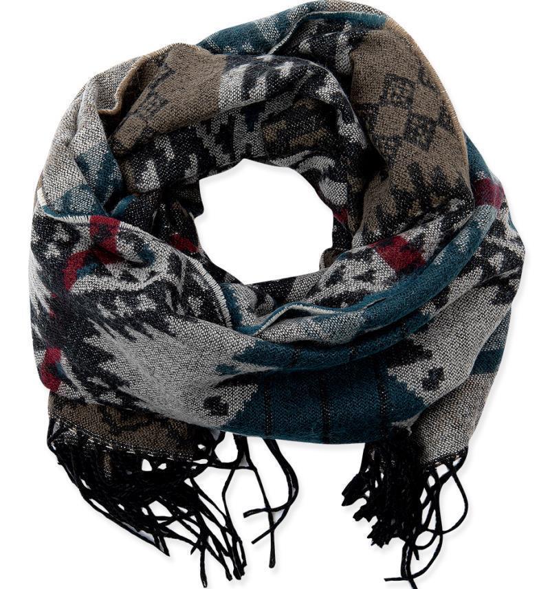 Danica Scarf - Womens - teal 1